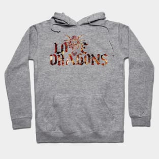 Love Dragons - colored Hoodie